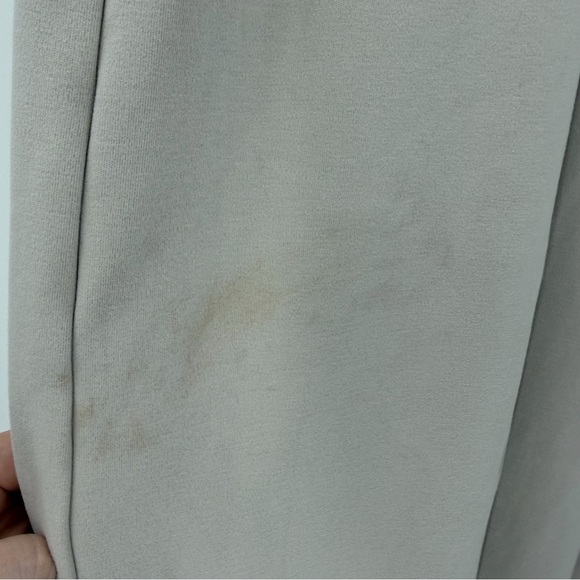 Popflex Plane Pants Silver Birch Large Petite Wide Leg Cozy Comfy Sweatpants - Picture 3 of 8